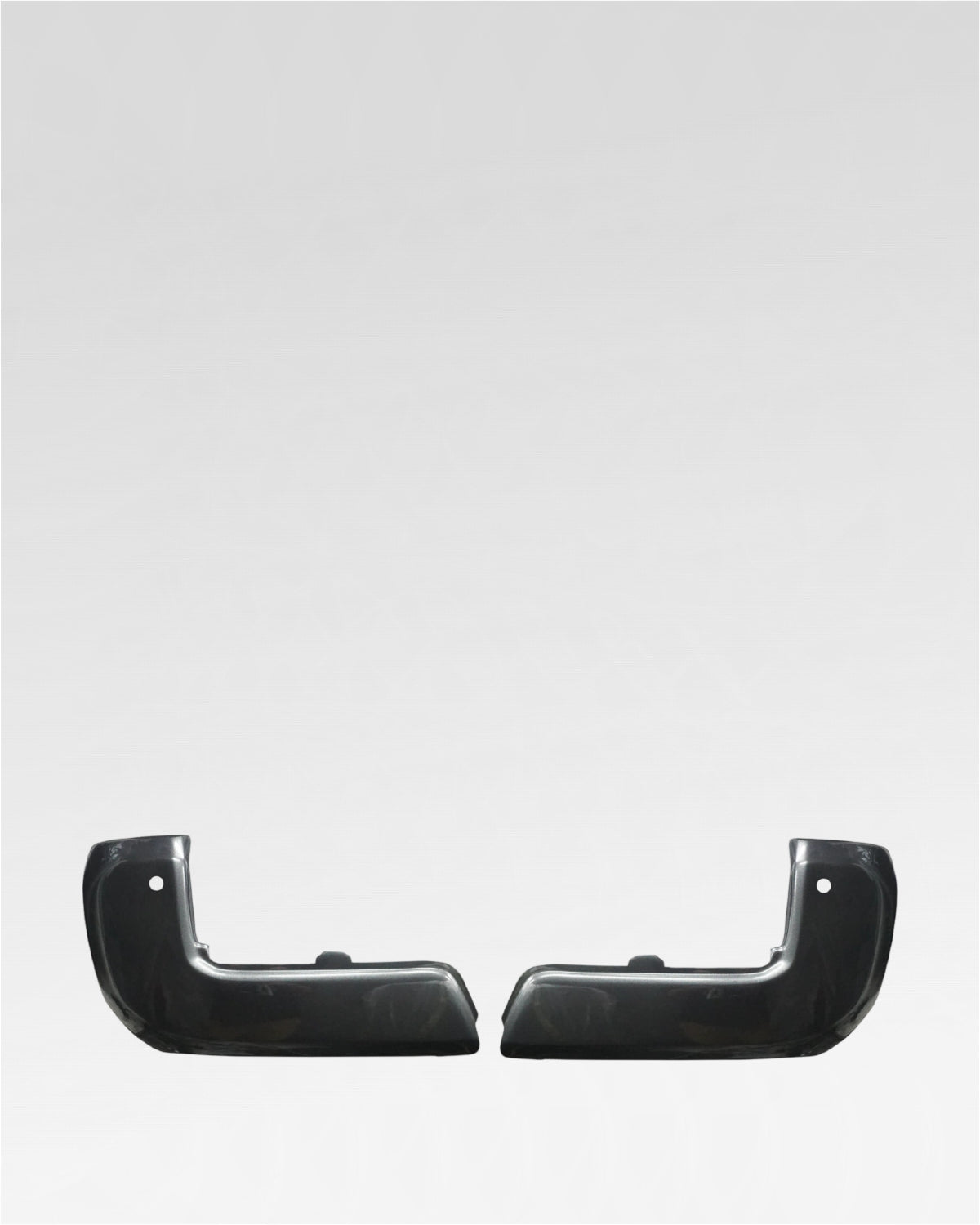 Ecoological BumperShellz Rear Bumper Corner Overlays in Magnetic Gray Metallic for 3rd-Gen Tacoma with Parking Sensors (2016–2023) - Pair