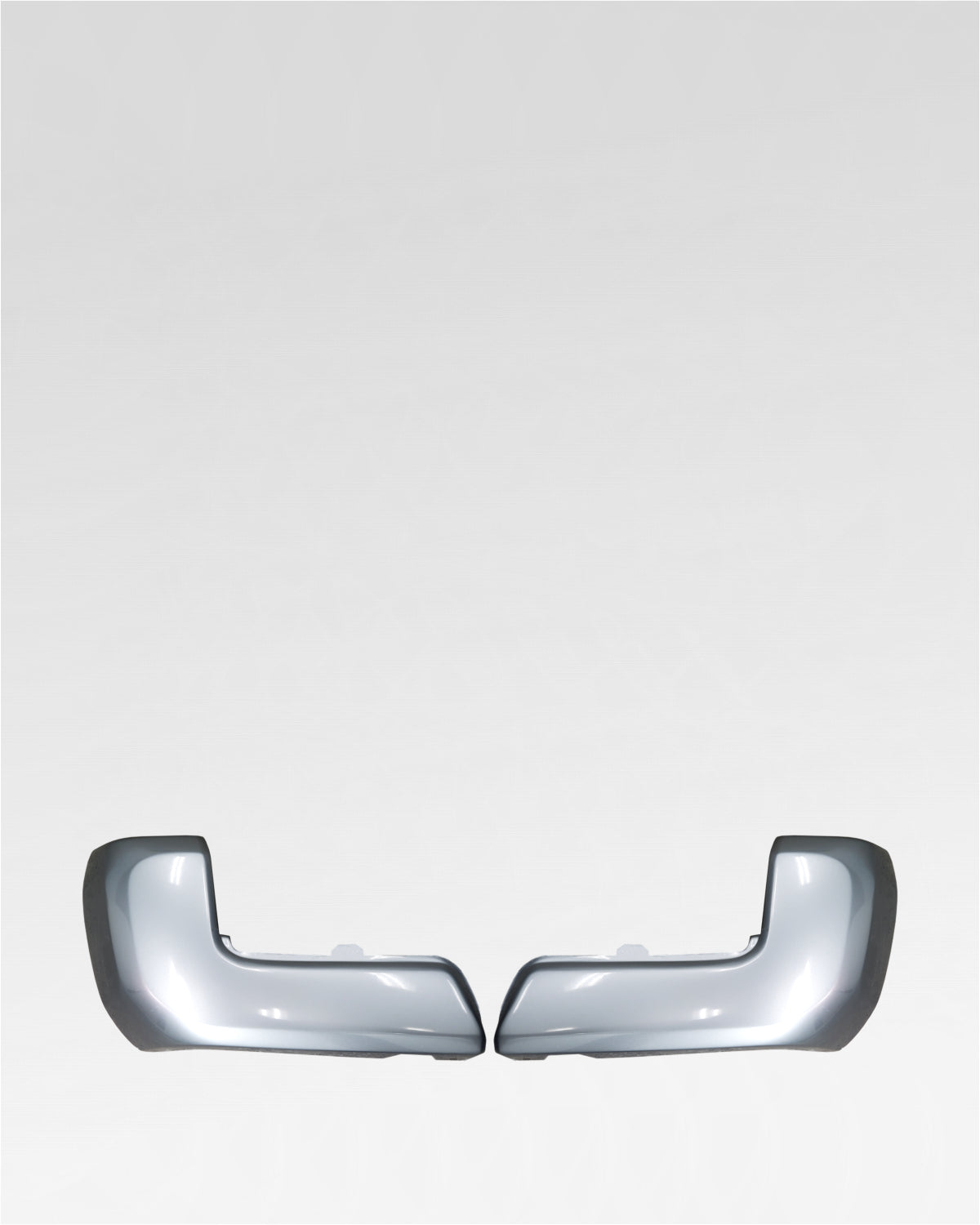 Ecoological BumperShellz Rear Bumper Corner Overlays in Silver Sky Metallic for 3rd-Gen Tacoma (2016–2023) - Pair