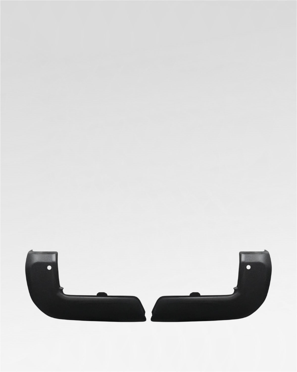 Ecoological BumperShellz Rear Bumper Corner Overlays in Textured Black TPO for 3rd-Gen Tacoma with Parking Sensors (2016–2023) - Pair