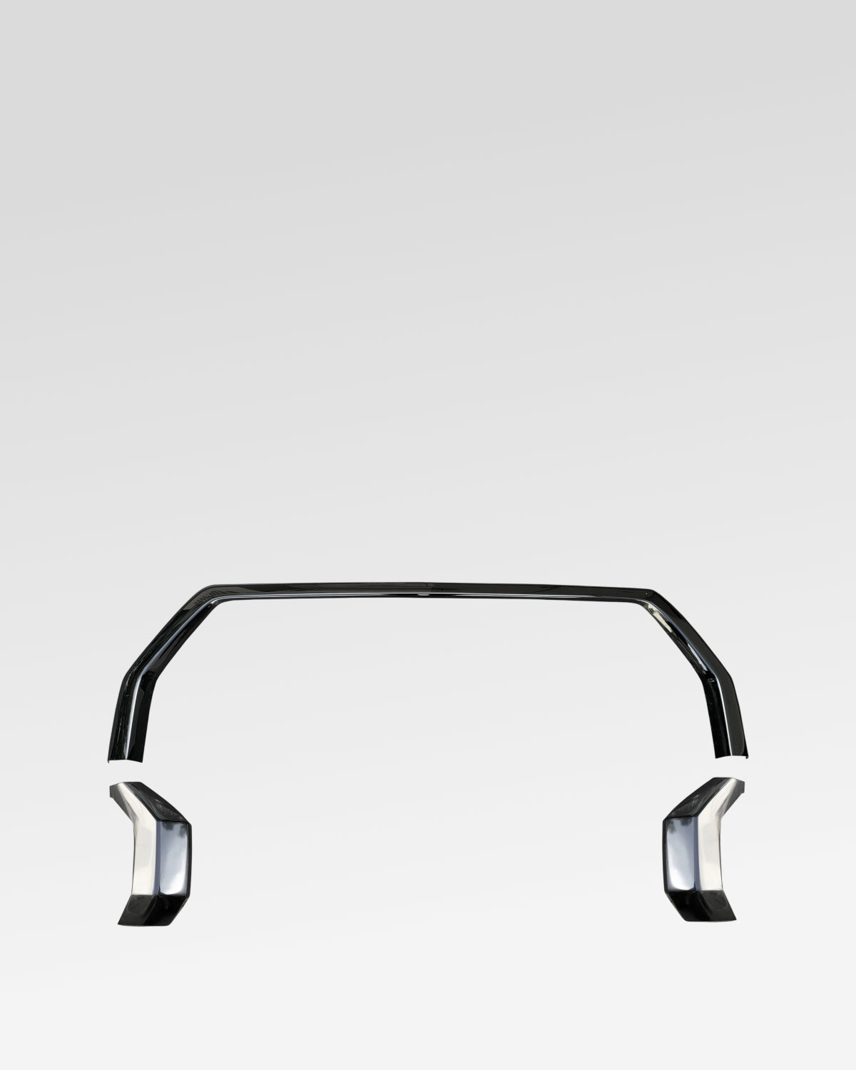 Ecoological Grille Surround Trim Overlays in Gloss Black for 3rd-Gen Tundra (2022–Present) - Set of 3