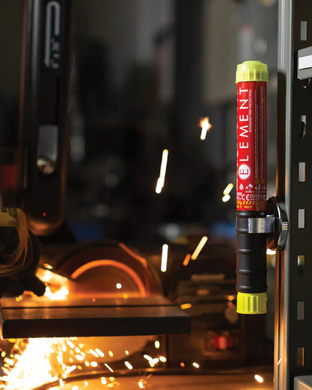 Element Magnetic Fire Extinguisher Mounting Clip