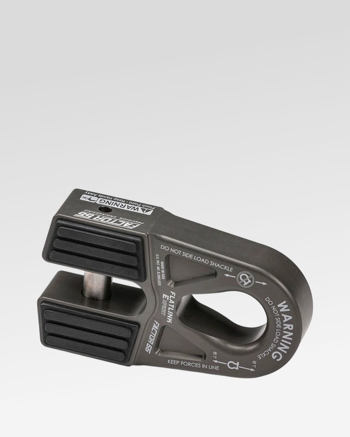 Factor 55 FlatLink Expert Winch Shackle Mount in Gray