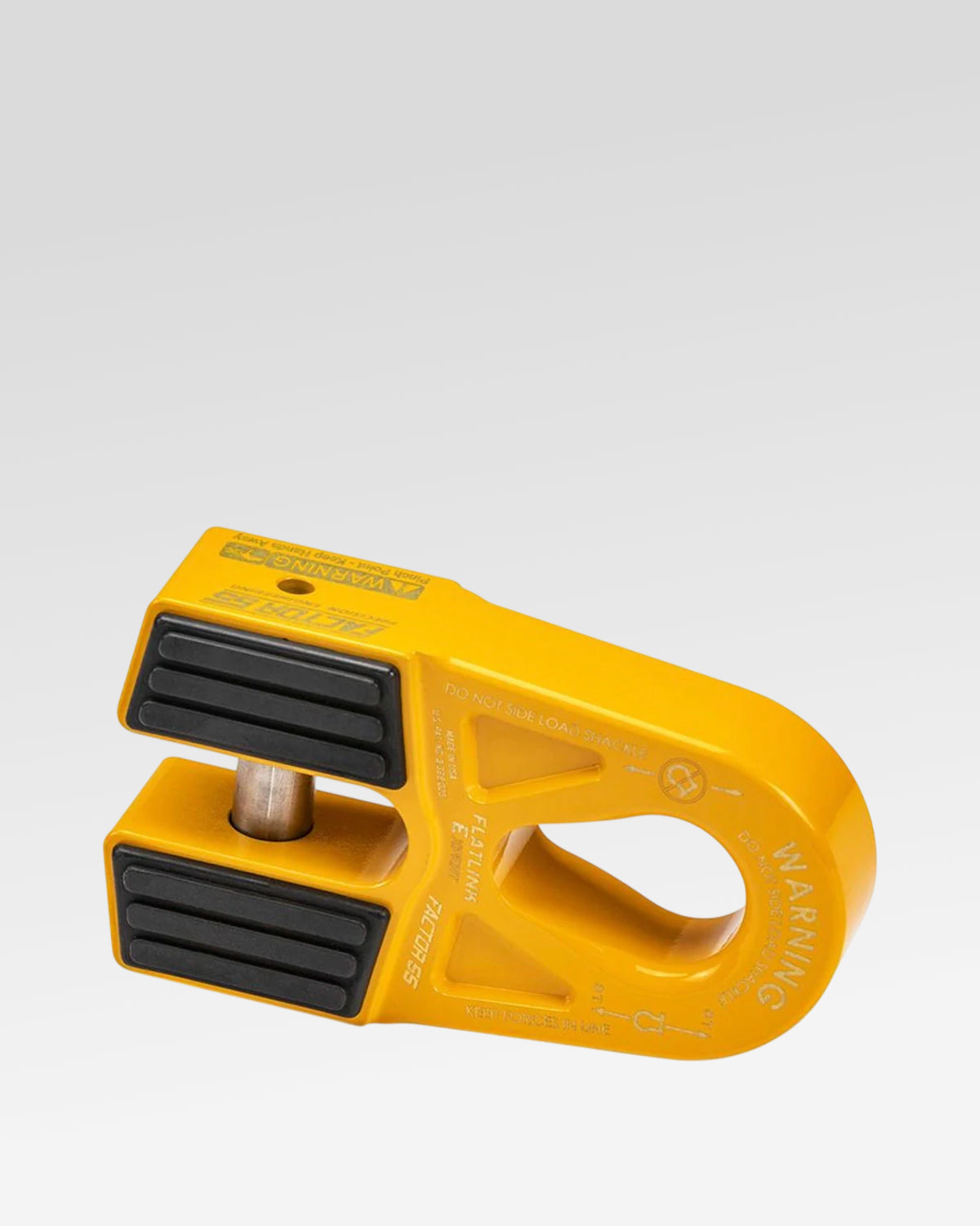 Factor 55 FlatLink Expert Winch Shackle Mount in Yellow