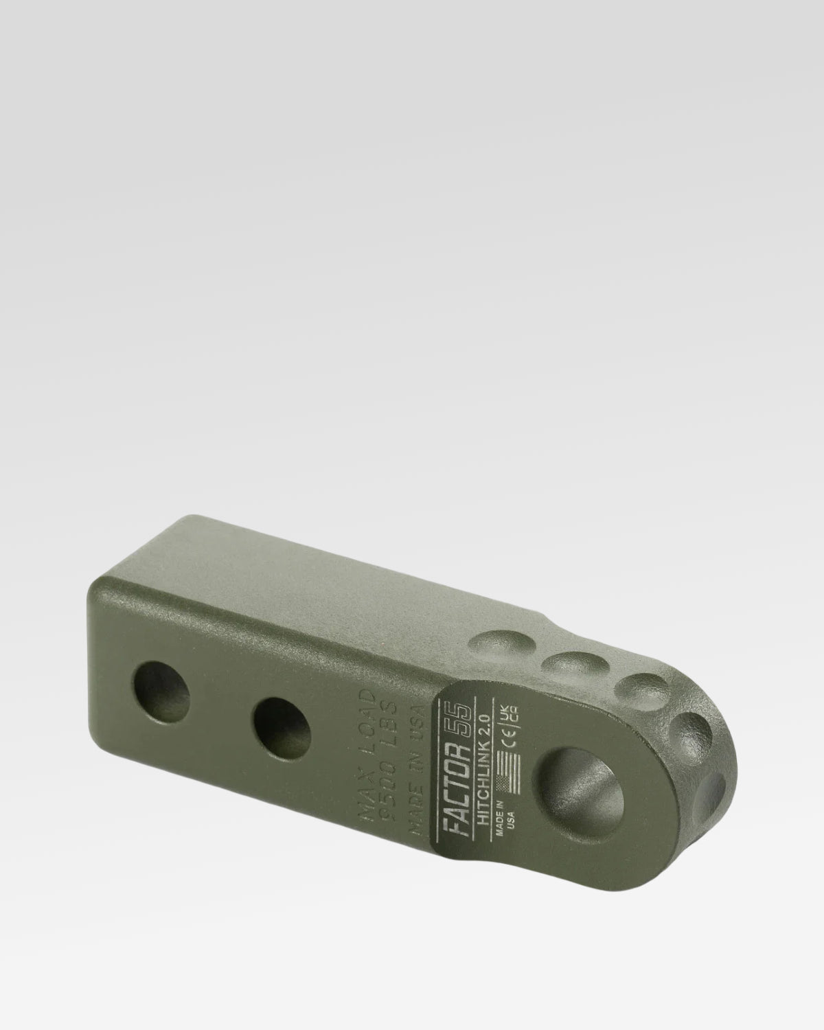 Factor 55 HitchLink 2 in Hitch Receiver Recovery Point in Olive Drab Green