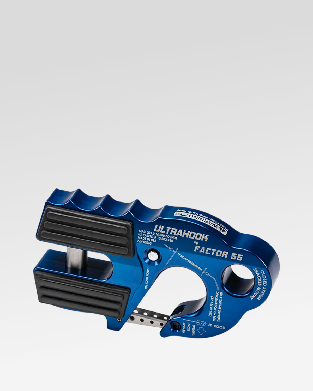 Factor 55 UltraHook Winch Hook in Blue