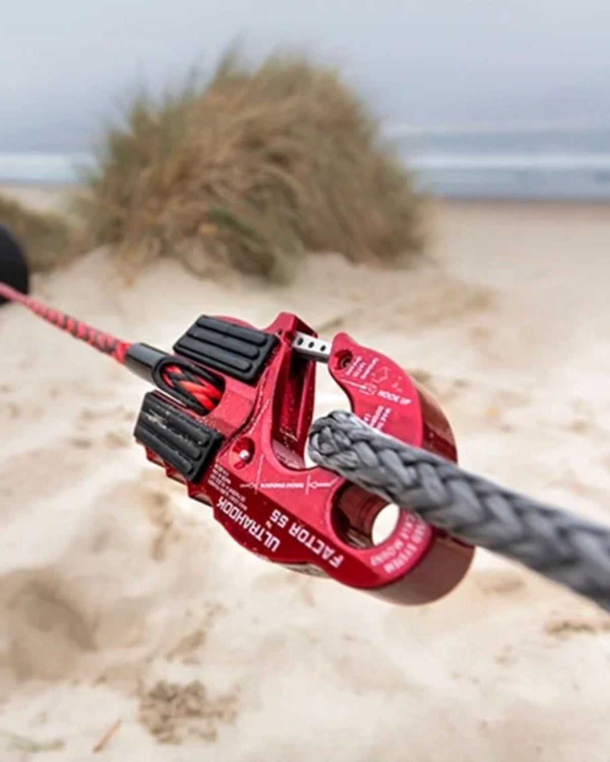 Factor 55 UltraHook Winch Hook in Red