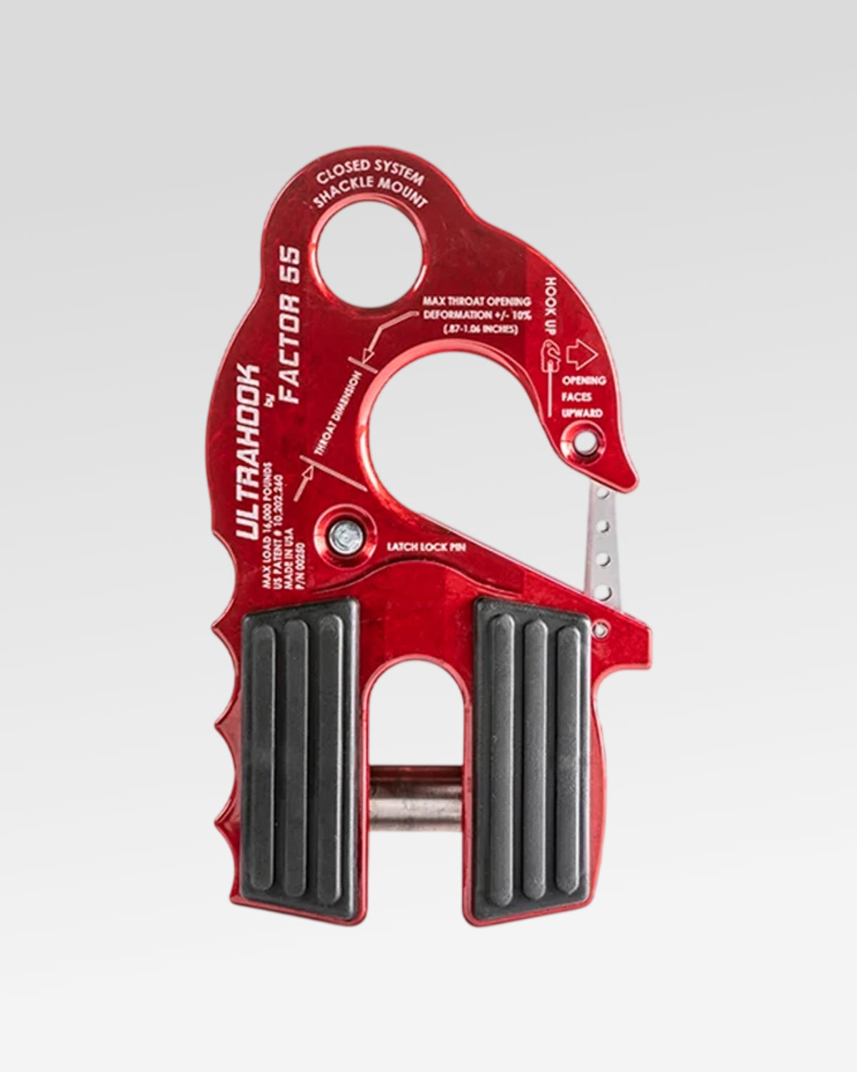 Factor 55 UltraHook Winch Hook in Red
