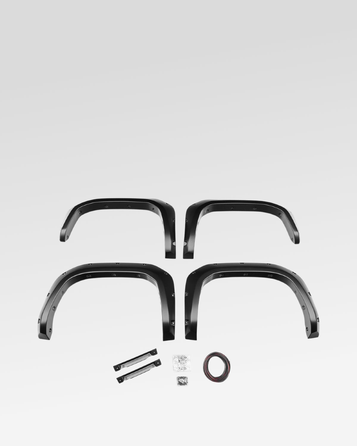 Husky Liners Pocket Style Fender Flares in Matte Black for 4th-Gen Tacoma (2024–Present) - Set of 4