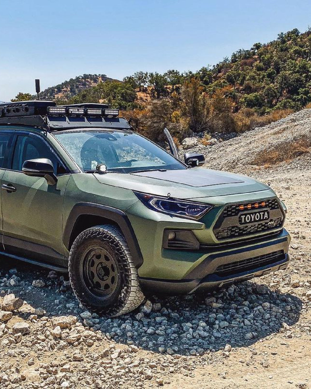 LensunSolar Flexible Hood Solar Panel (85-Watt) with MPPT Charge Controller for 5th-Gen RAV4 (2019–2025)