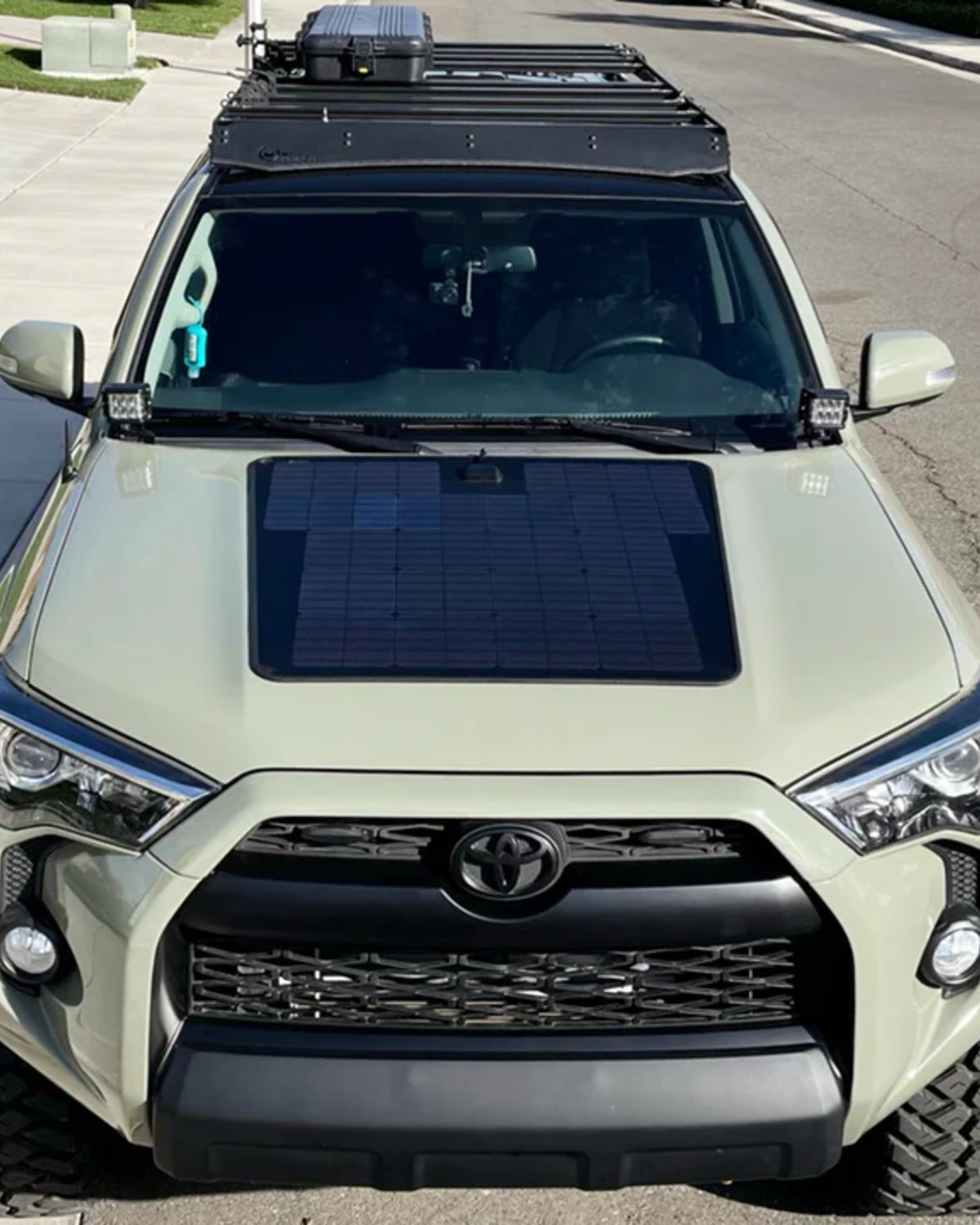 LensunSolar Flexible Hood Solar Panel (100-Watt) with MPPT Charge Controller for Toyota 4Runner (2003–2024)