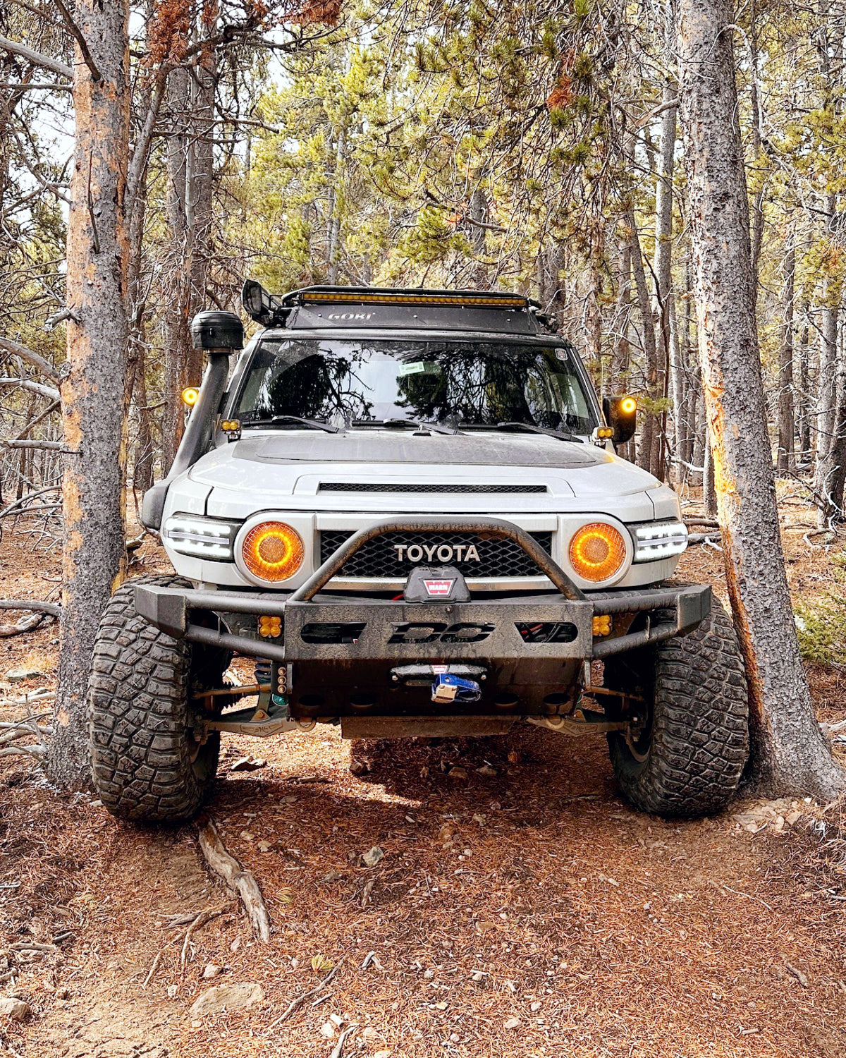 LensunSolar Flexible Hood Solar Panel (105-Watt) with MPPT Charge Controller & Vinyl Decal for 1st-Gen FJ Cruiser (2007–2014)