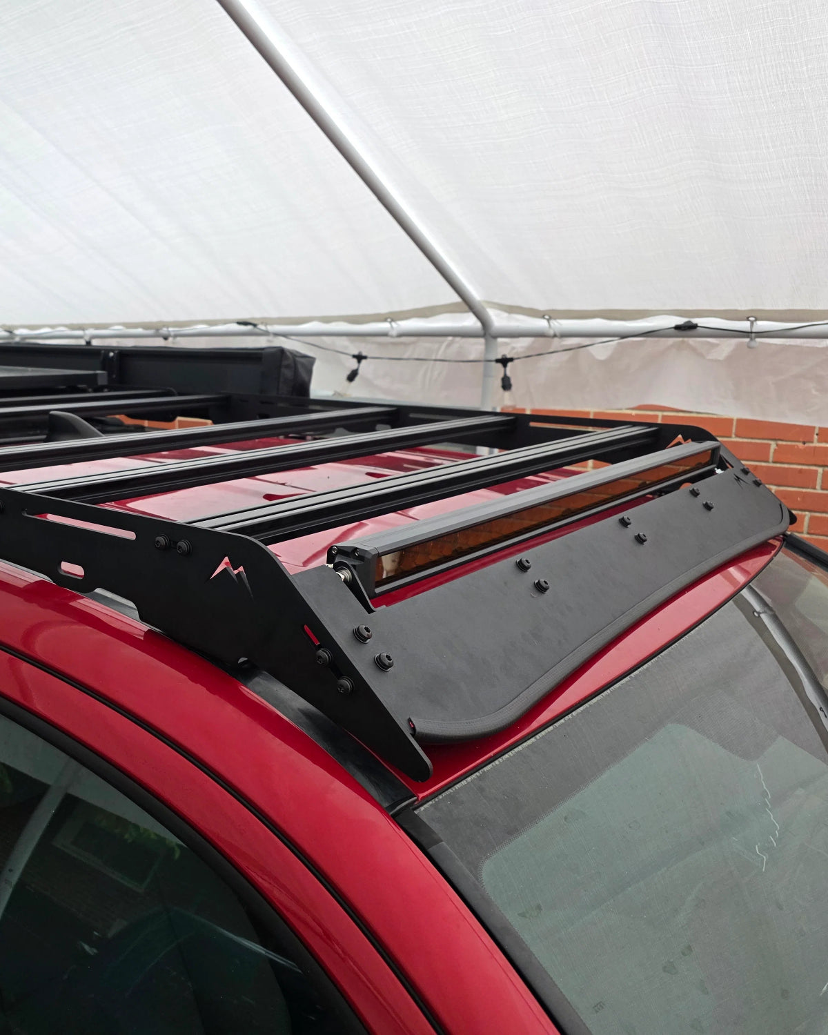 Martin Off-Road Roof Rack with 40 in Light Bar Cutout Fairing for Toyota Tacoma Access Cab (2005–2023)