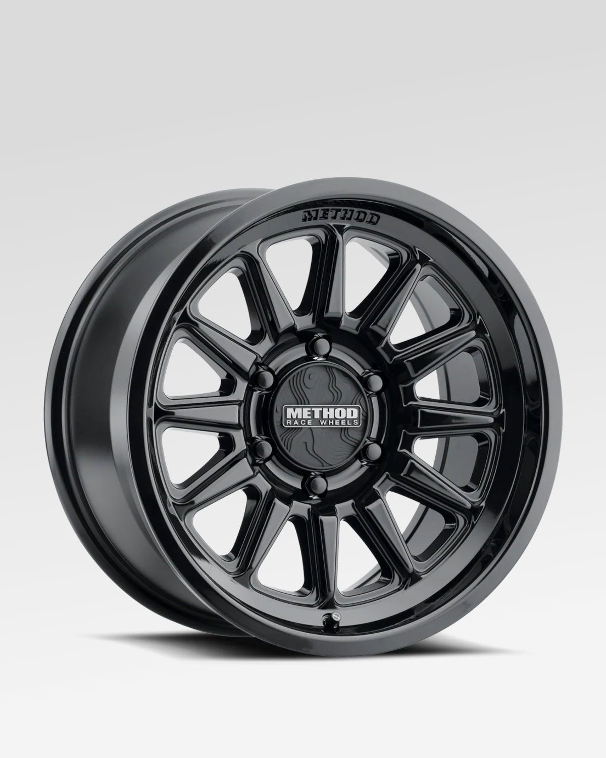 Method Race Wheels 323 20 x 9 in Wheel in Gloss Black with 12 mm Offset and 6 x 139.7 mm Bolt Pattern