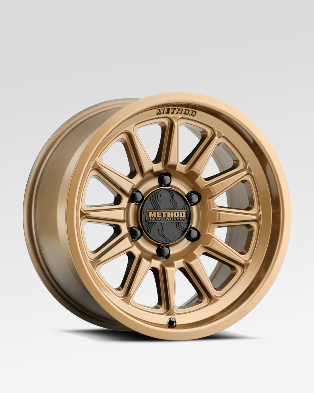 Method Race Wheels 323 20 x 9 in Wheel in Gloss Method Bronze with 12 mm Offset and 6 x 139.7 mm Bolt Pattern