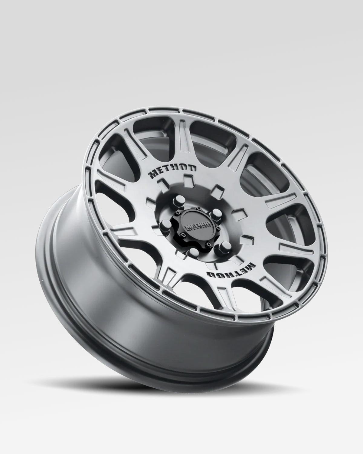 Method Race Wheels 502 17 x 8 in Wheel in Titanium Gray with 38 mm Offset and 5 x 114.3 mm Bolt Pattern