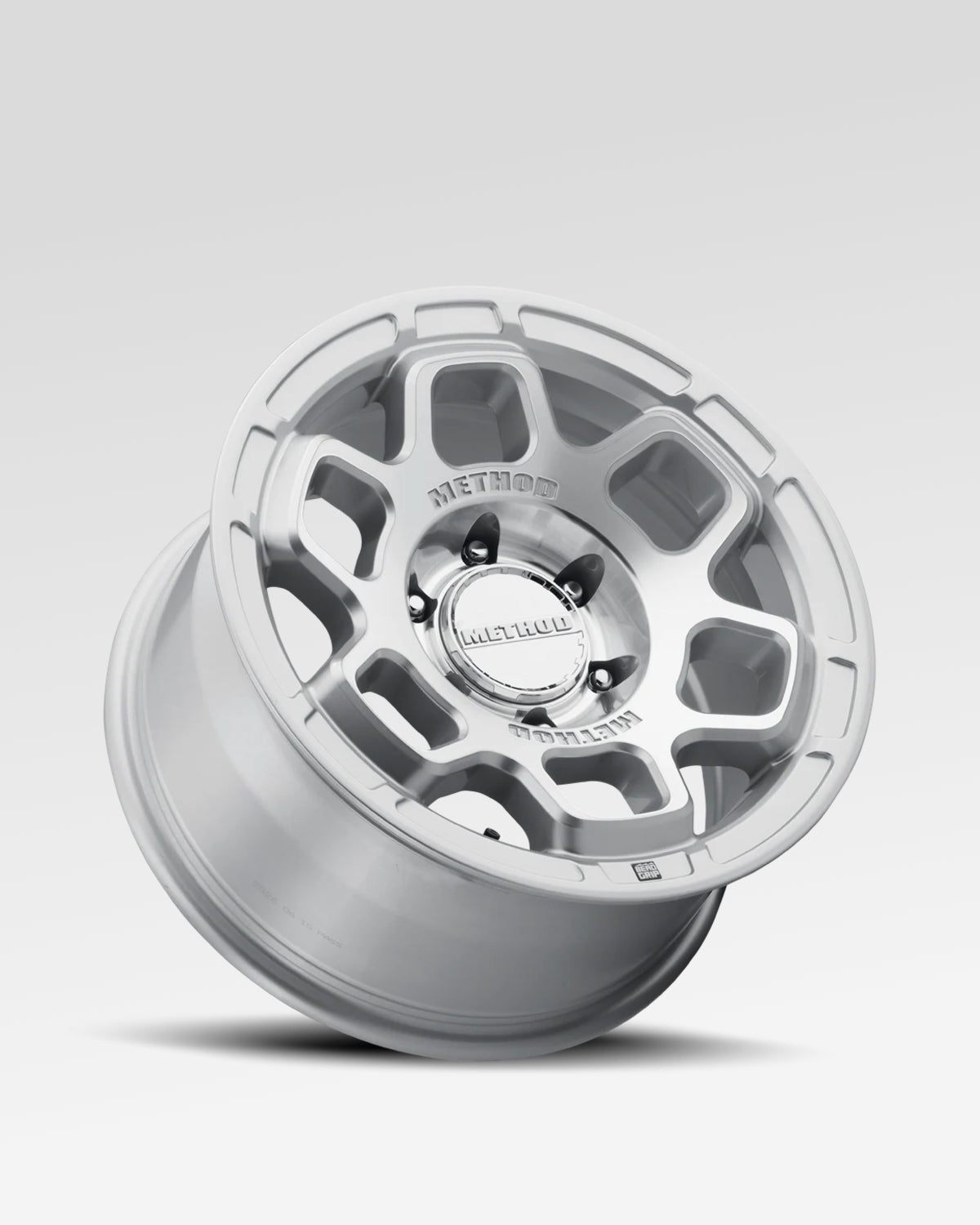 Method Race Wheels 710-HD Bead Grip 18 x 9 in Bead-Retention Wheel in Machined Finish with 12 mm Offset and 6 x 139.7 mm Bolt Pattern