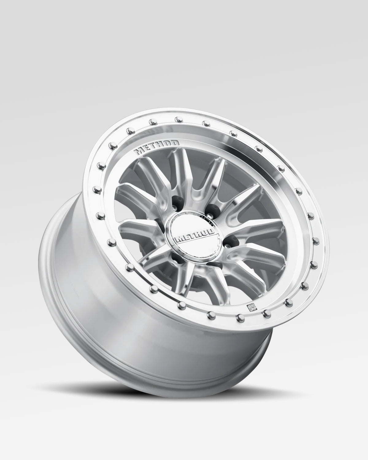 Method Race Wheels 711-HD Bead Grip 18 x 9 in Bead-Retention Wheel in Machined Finish with 0 mm Offset and 6 x 139.7 mm Bolt Pattern