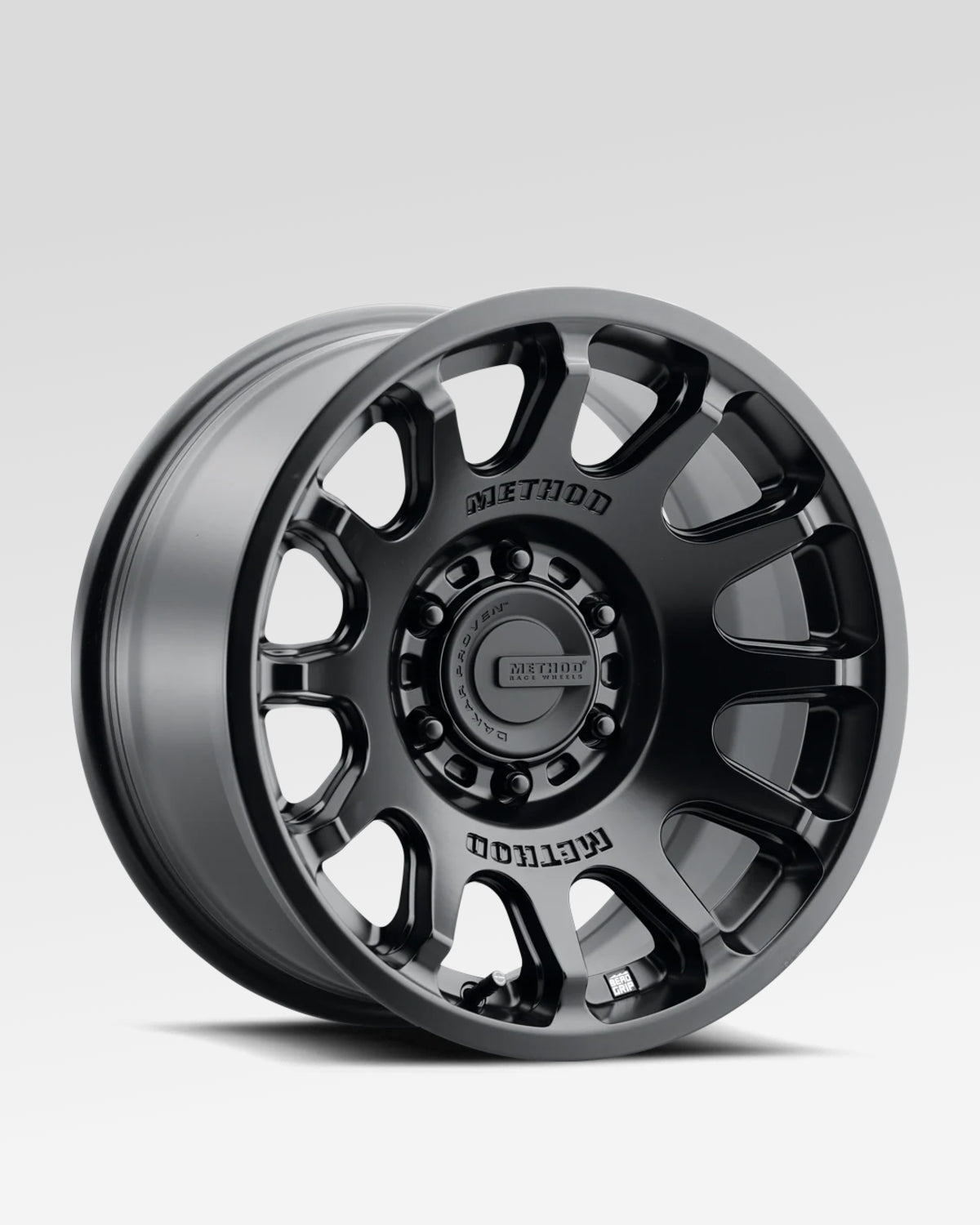 Method Race Wheels 712 Bead Grip 17 x 8.5 in Bead-Retention Wheel in Matte Black with 0 mm Offset and 6 x 139.7 mm Bolt Pattern