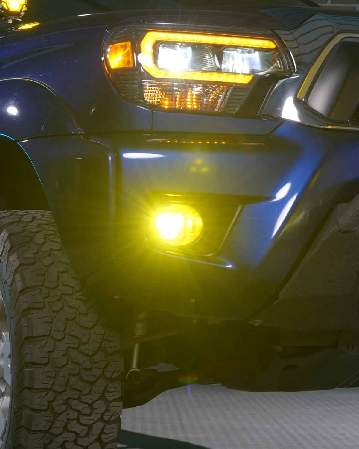Morimoto 4Banger 2.0 NCS LED Fog Light Kit with SAE Wide Beam Pattern and Yellow Lens for Toyota Tacoma (2012–2023)