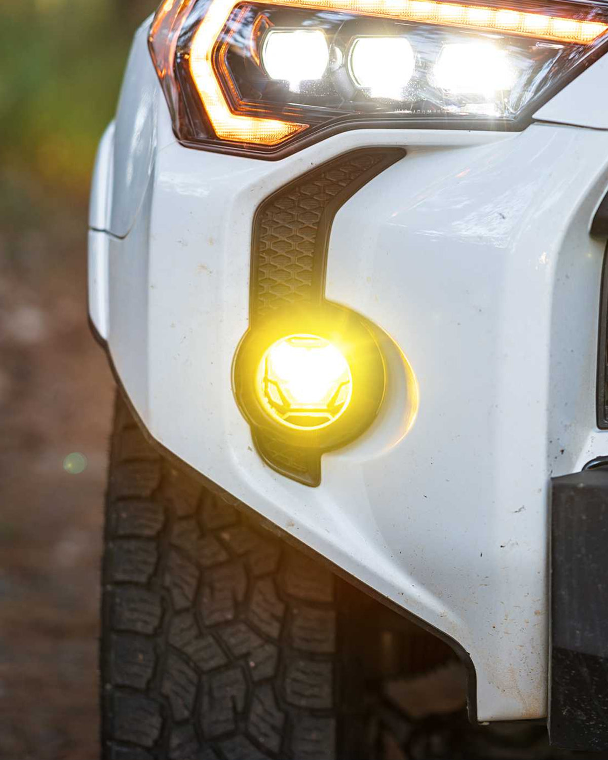 Morimoto 4Banger 2.0 HXB LED Fog Light Kit with SAE Wide Beam Pattern and Yellow Lens for 5th-Gen 4Runner (2010–2024)