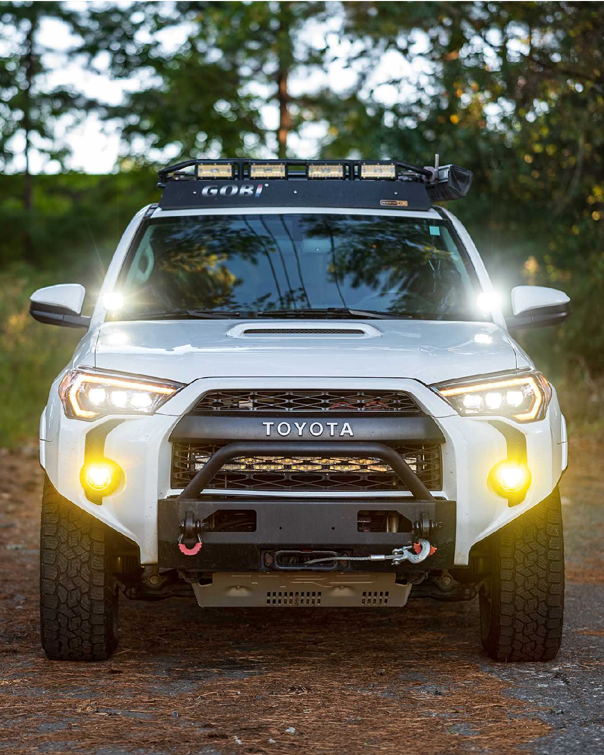 Morimoto 4Banger 2.0 HXB LED Fog Light Kit with SAE Wide Beam Pattern and Yellow Lens for 5th-Gen 4Runner (2010–2024)