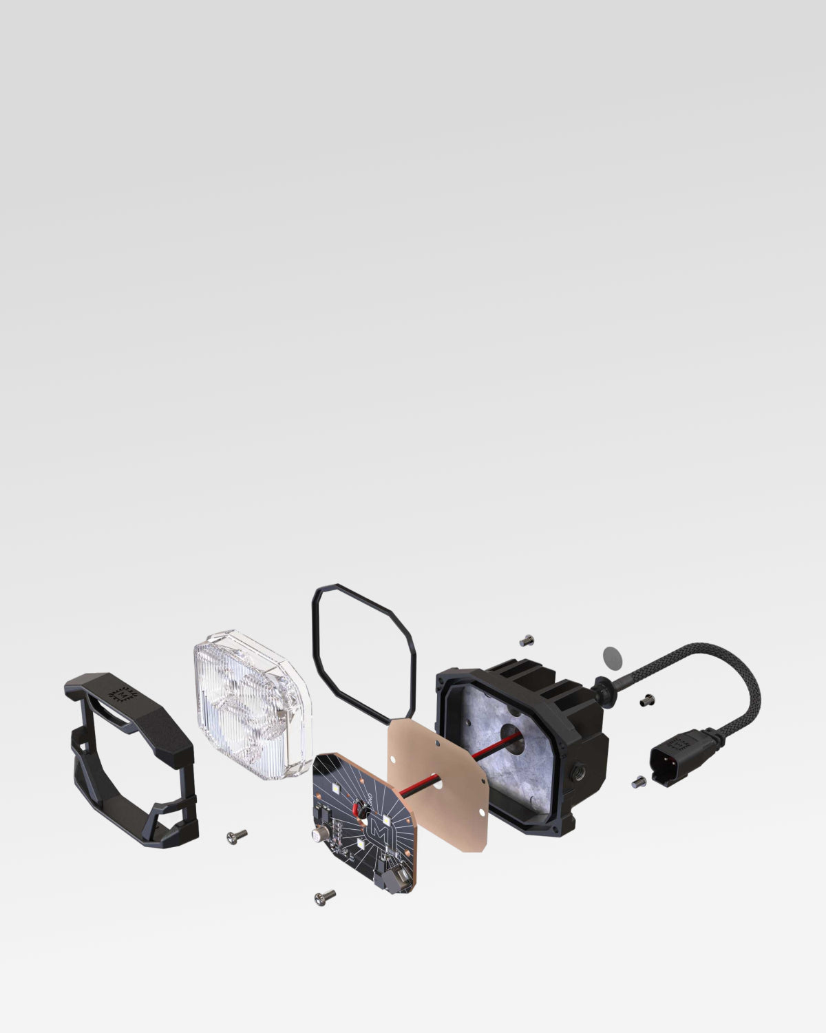 Morimoto 4Banger 2.0 HXB LED Fog Light Kit with Clear SAE Wide Lens for 2.5-Gen Tundra (2014–2021)