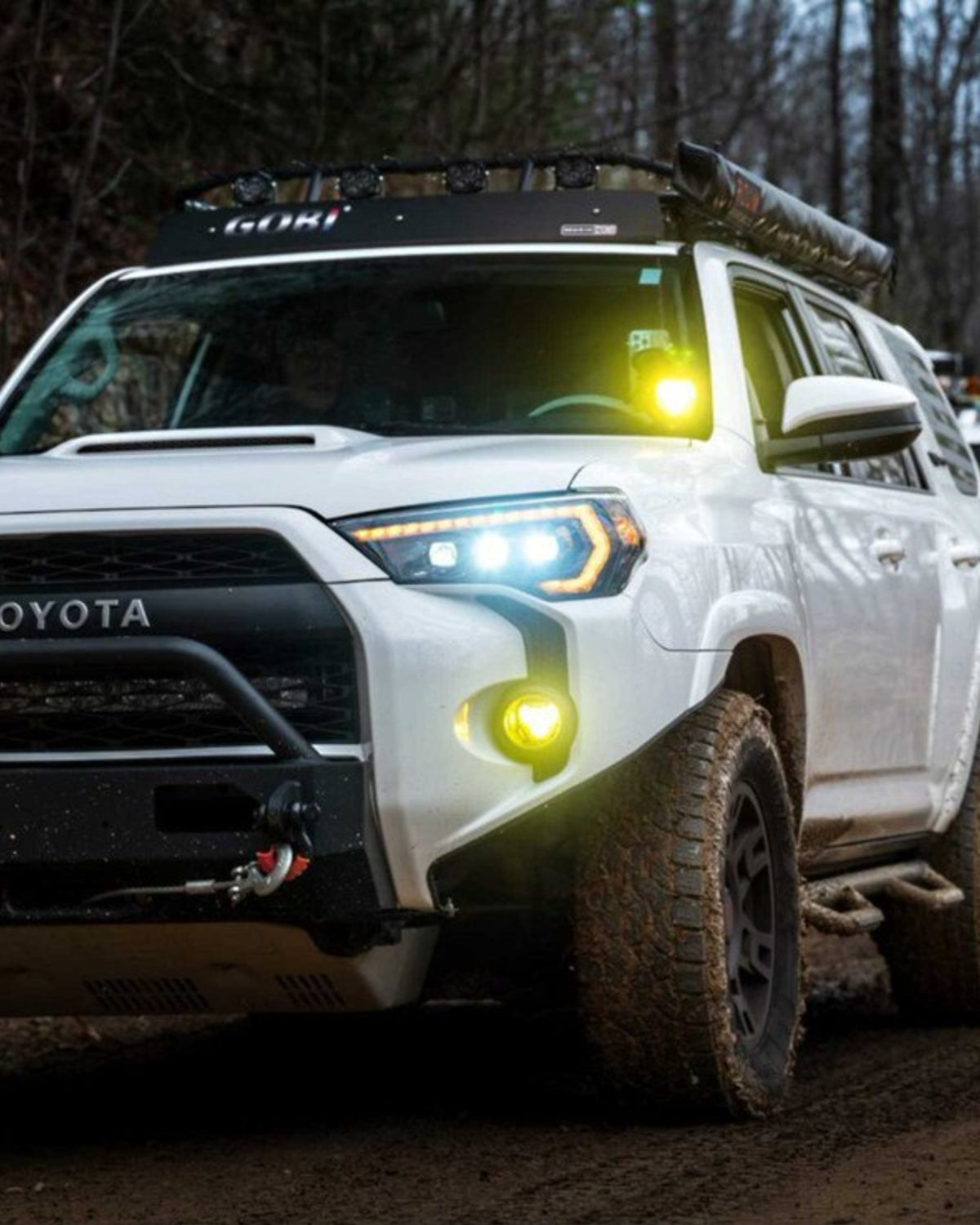 Morimoto Ditch Light Mounting Brackets for Toyota 4Runner (2003–2024) - Pair