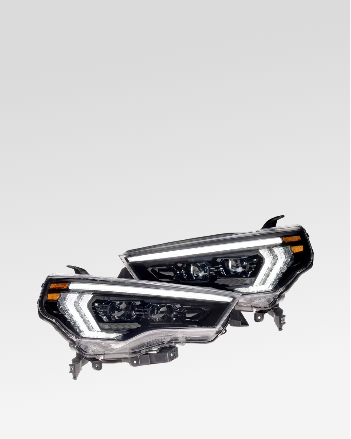Morimoto XB Evo Hybrid LED Projector Headlights with White DRL for 5th-Gen 4Runner (2014–2024) - Pair