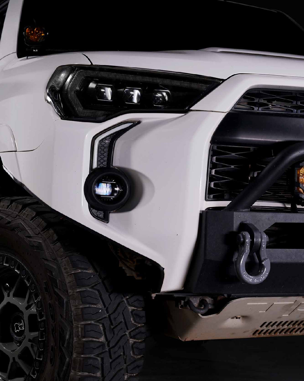 Morimoto XB Evo+ Type T Switchback LED Fog Lights with SAE Fog Beam Pattern, White/Yellow Output, and Clear Lens for 5th-Gen 4Runner (2010–2024) - Pair