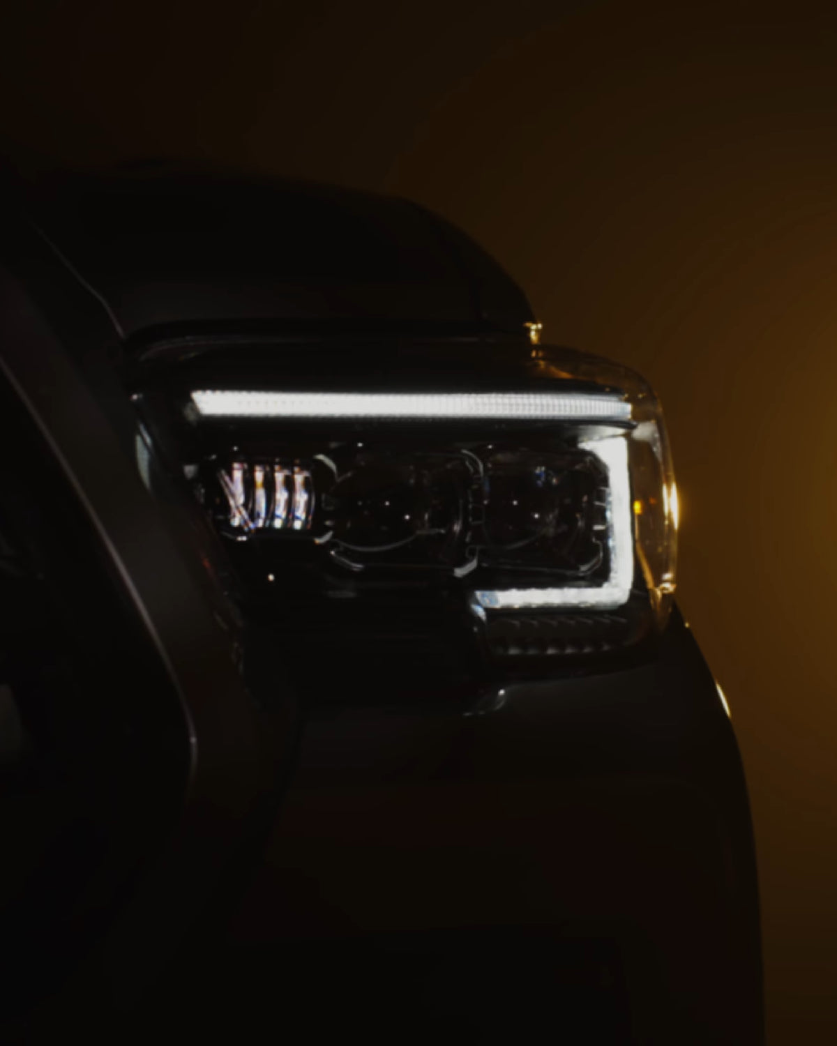 Morimoto XB Evo Sequential LED Projector Headlights with White/Amber DRL for 3rd-Gen Tacoma (2016–2023) - Pair