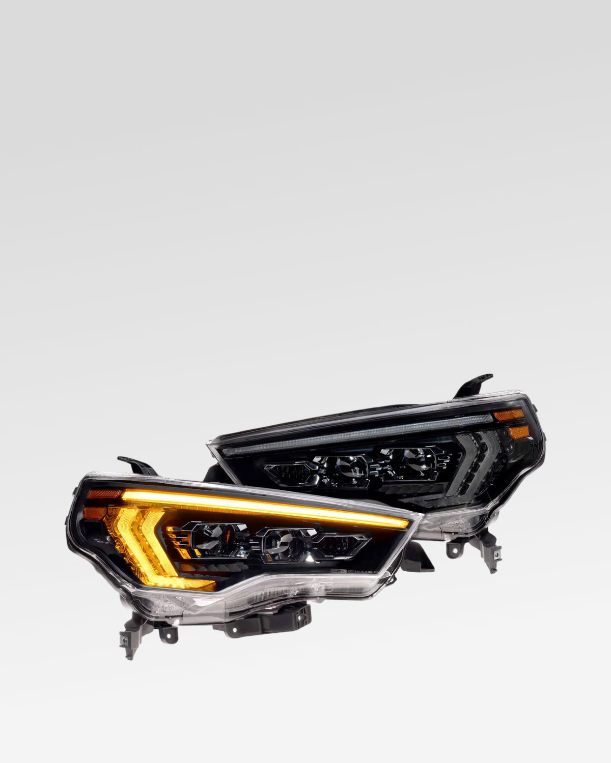 Morimoto XB Evo Sequential LED Projector Headlights with White/Amber DRL for 5th-Gen 4Runner (2014–2024) - Pair