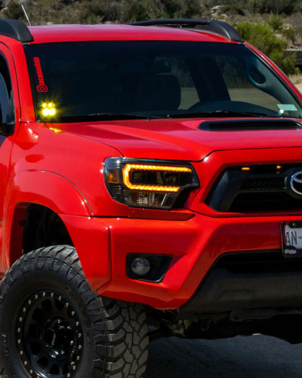 Morimoto XB Hybrid LED Projector Headlights with Amber DRL for 2nd-Gen Tacoma (2012–2015) - Pair