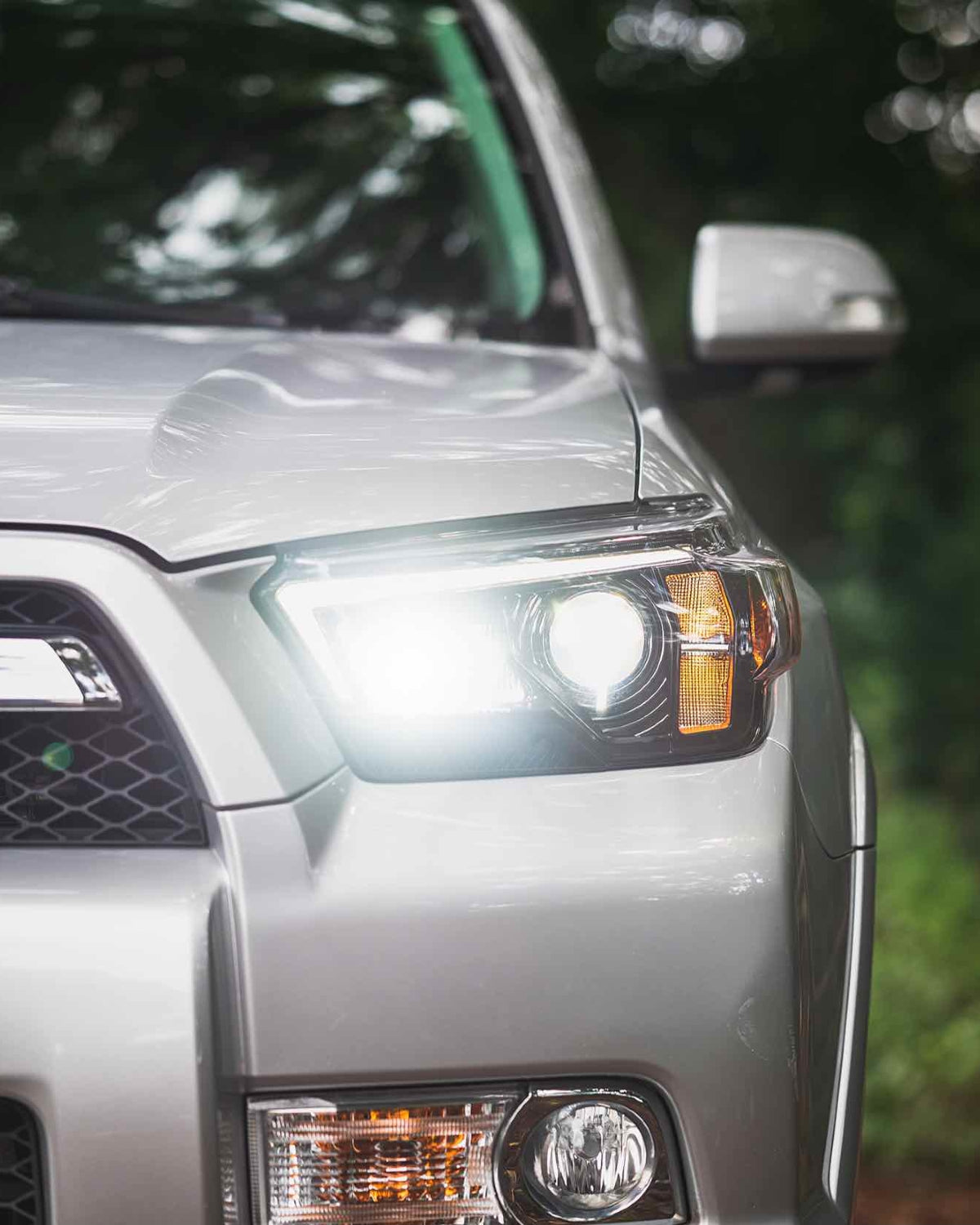 Morimoto XB Hybrid LED Projector Headlights with White DRL for 5th-Gen 4Runner (2010–2013) - Pair