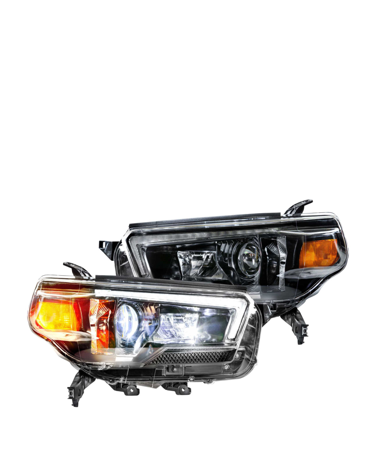 Morimoto XB Hybrid LED Projector Headlights with White DRL for 5th-Gen 4Runner (2010–2013) - Pair