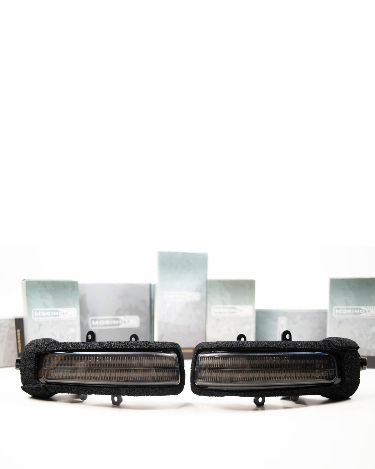 Morimoto XB LED Side Mirror Turn Signal Lights with Smoked Lens for 2nd-Gen Tacoma (2012–2015) - Pair