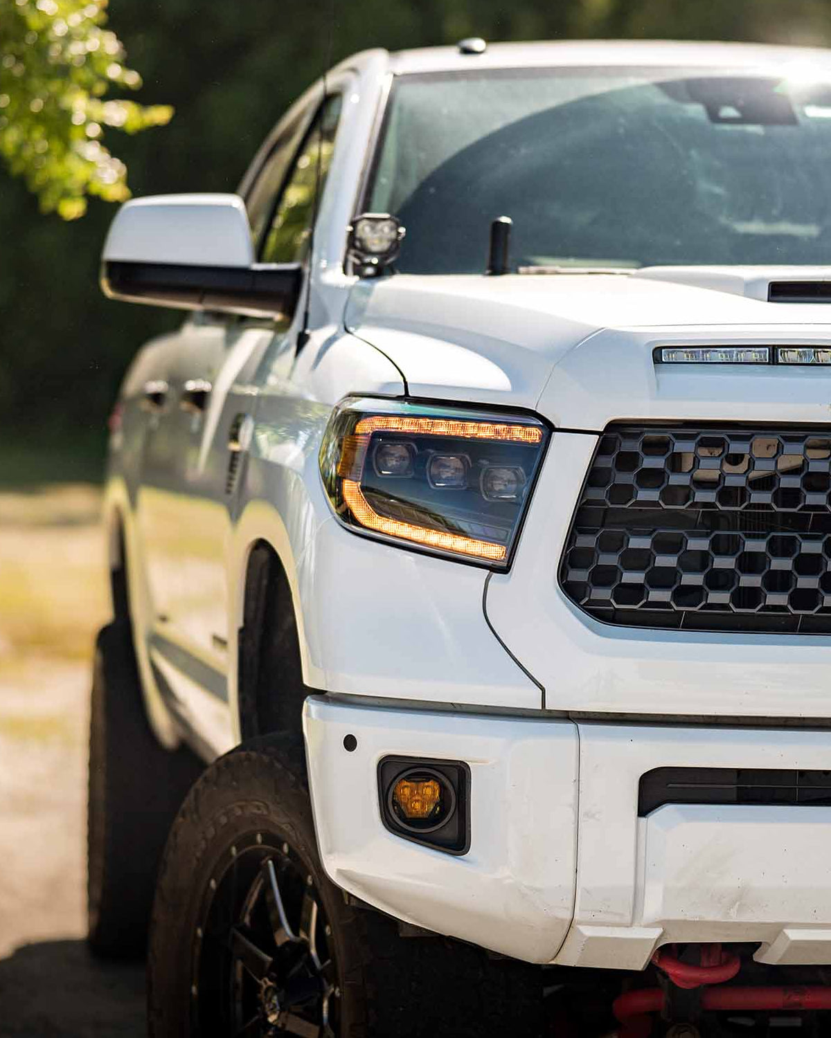 Morimoto XB Sequential LED Projector Headlights with Amber DRL for 2.5-Gen Tundra (2014–2021) - Pair