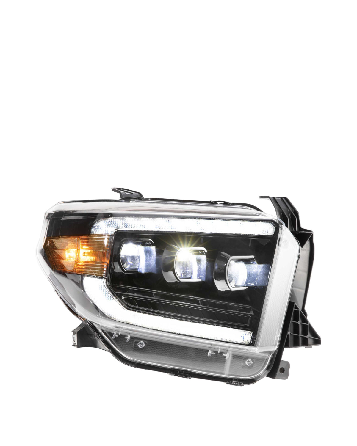Morimoto XB Sequential LED Projector Headlights with White DRL for 2.5-Gen Tundra (2014–2021) - Pair