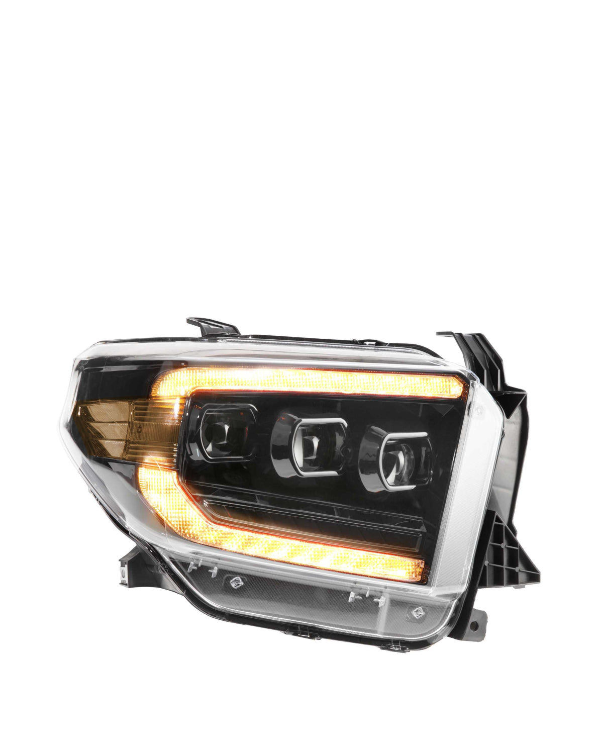 Morimoto XB Sequential LED Projector Headlights with White DRL for 2.5-Gen Tundra (2014–2021) - Pair