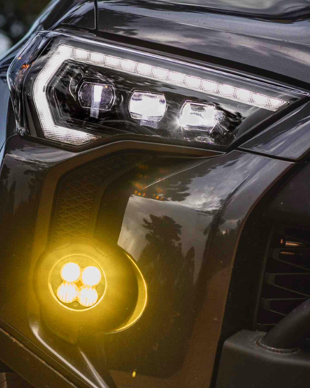 Morimoto XB Sequential LED Projector Headlights with White DRL for 5th-Gen 4Runner (2014–2024) - Pair