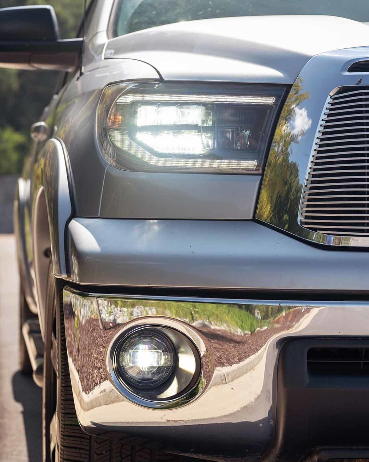 Morimoto XB Sequential LED Reflector Headlights with White  DRL for 2nd-Gen Tundra (2007–2013) - Pair