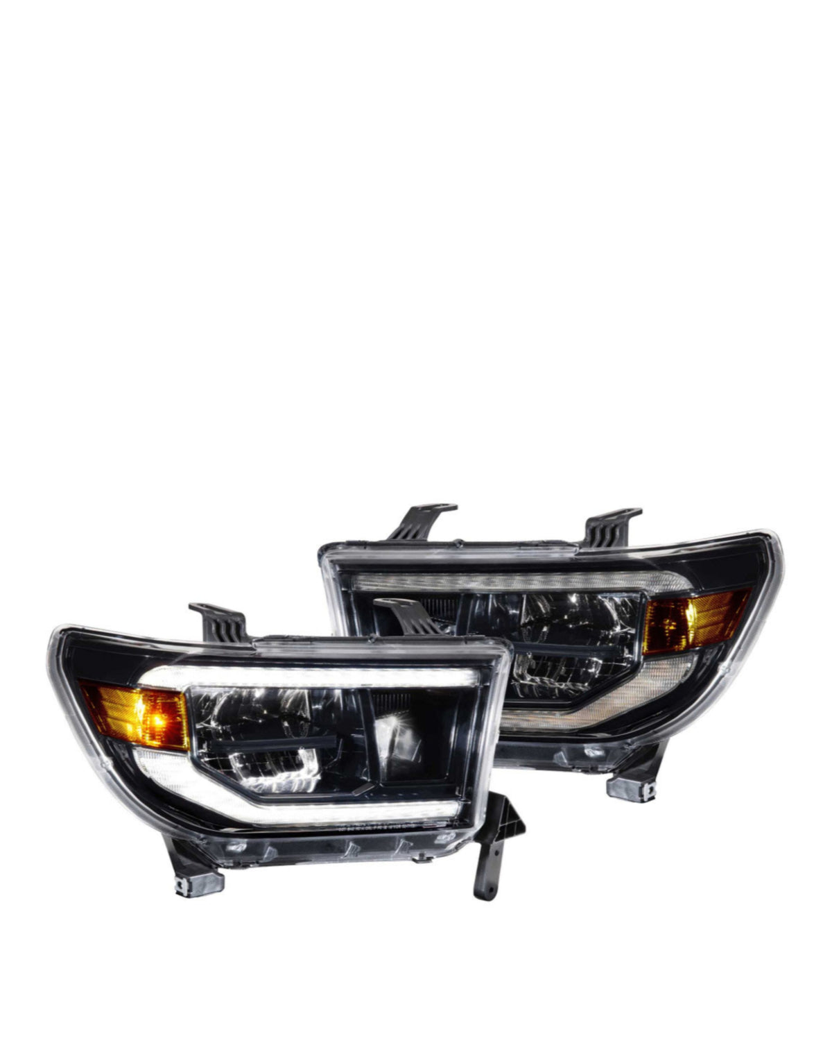 Morimoto XB Sequential LED Reflector Headlights with White  DRL for 2nd-Gen Tundra (2007–2013) - Pair