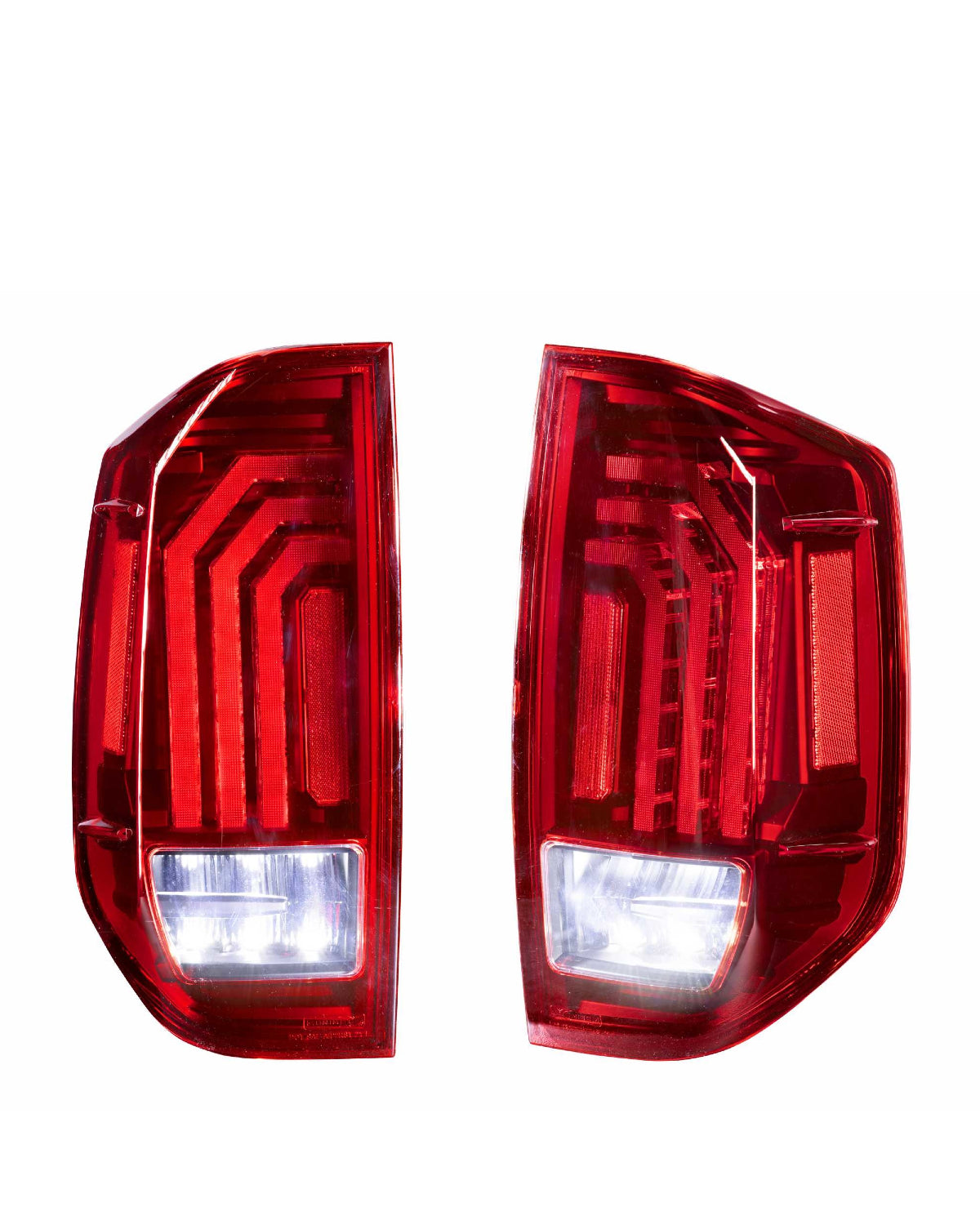 Morimoto XB Sequential LED Tail Lights with Red Lens for 2.5-Gen Tundra (2014–2021) - Pair