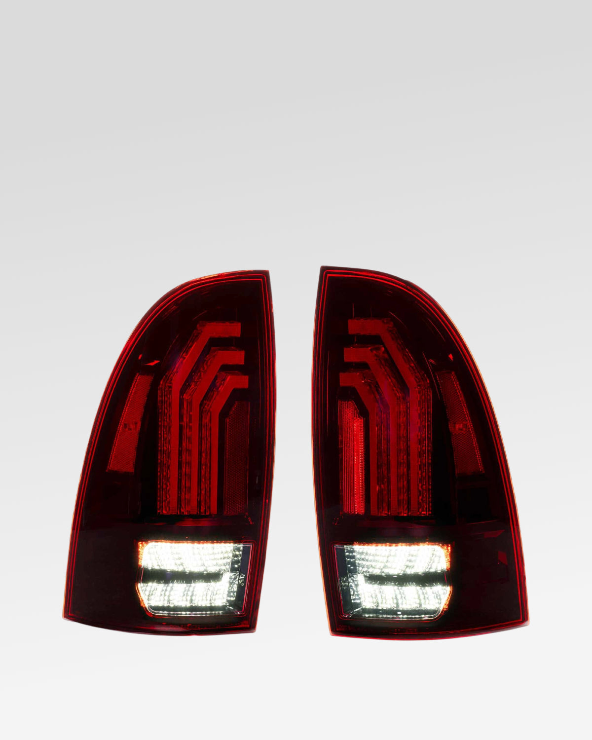 Morimoto XB Sequential LED Tail Lights with Red Lens for 2nd-Gen Tacoma (2005–2015) - Pair