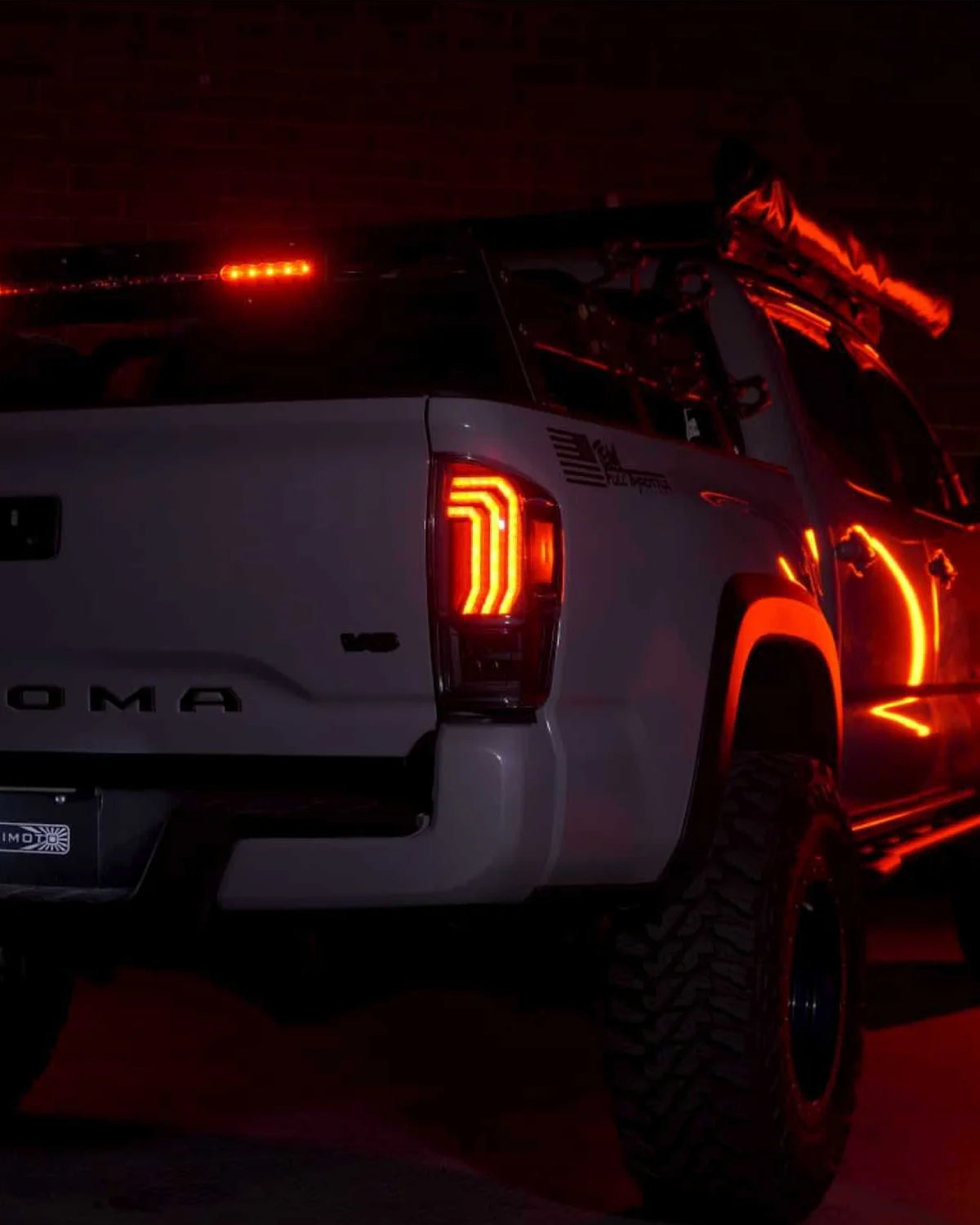 Morimoto XB Sequential LED Tail Lights with Red Lens for 3rd-Gen Tacoma (2016–2023) - Pair