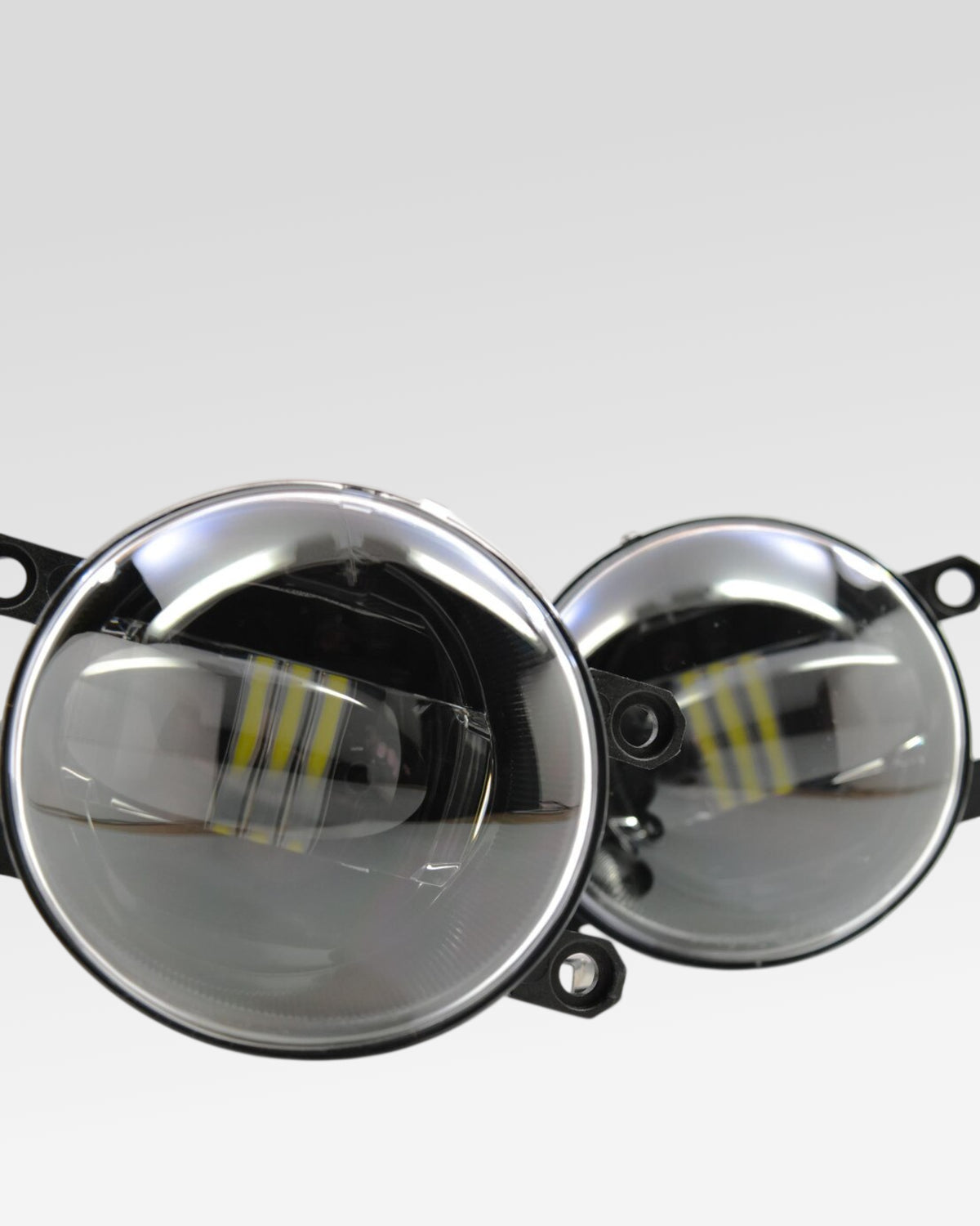 Morimoto XB Type T LED Fog Lights with SAE Fog Beam Pattern, White Output, and Clear Lens for 5th-Gen 4Runner (2010–2024) - Pair