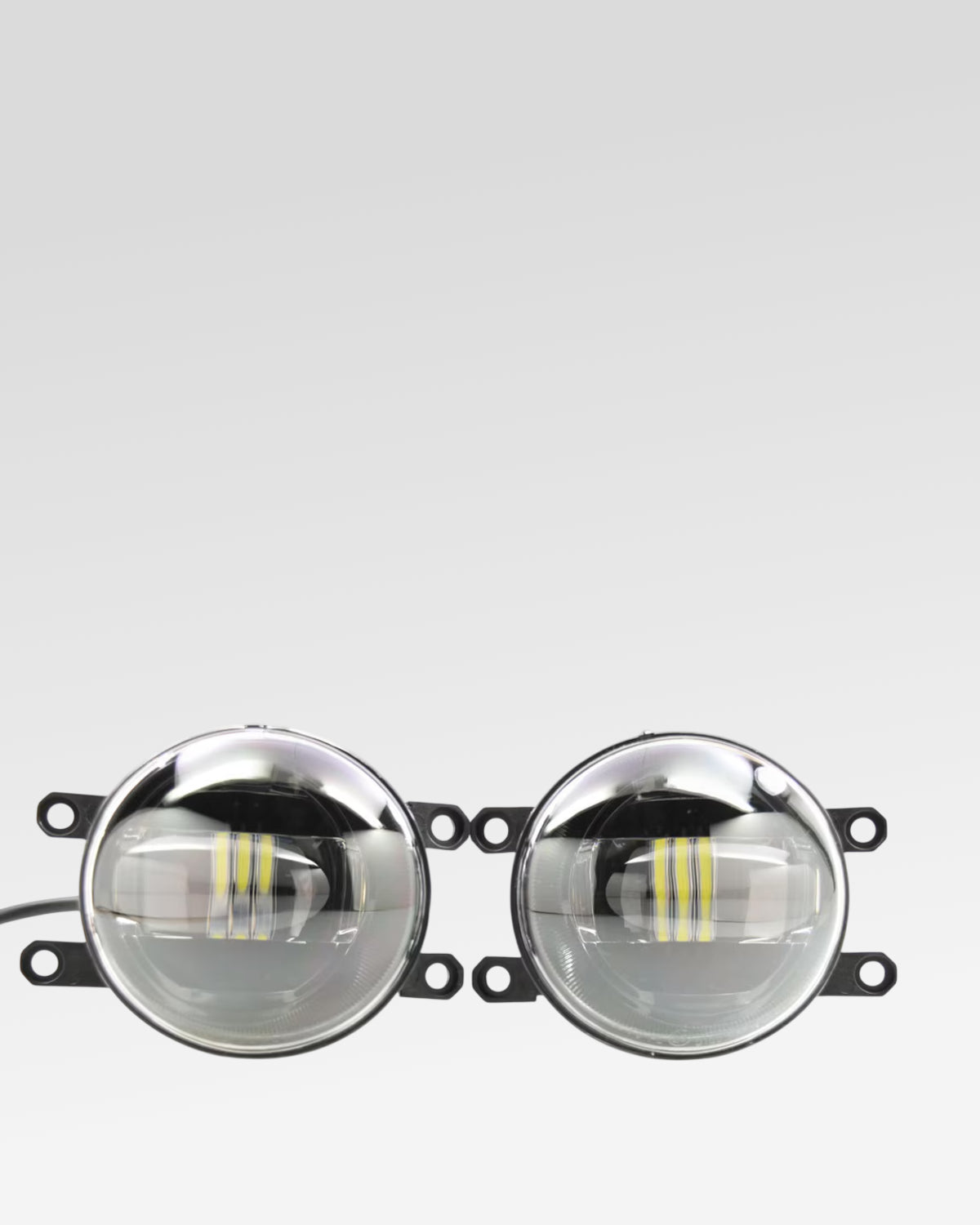 Morimoto XB Type T LED Fog Lights with SAE Fog Beam Pattern, White Output, and Clear Lens for 5th-Gen 4Runner (2010–2024) - Pair