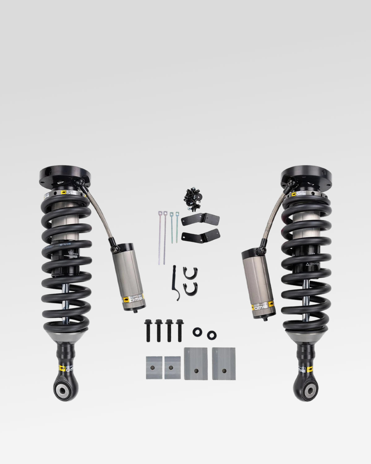 Old Man Emu BP-51 Front Remote-Reservoir Coilovers with 3 in Lift and 0–330 lb Load Rating for 3rd-Gen Tundra (2022–Present) - Pair