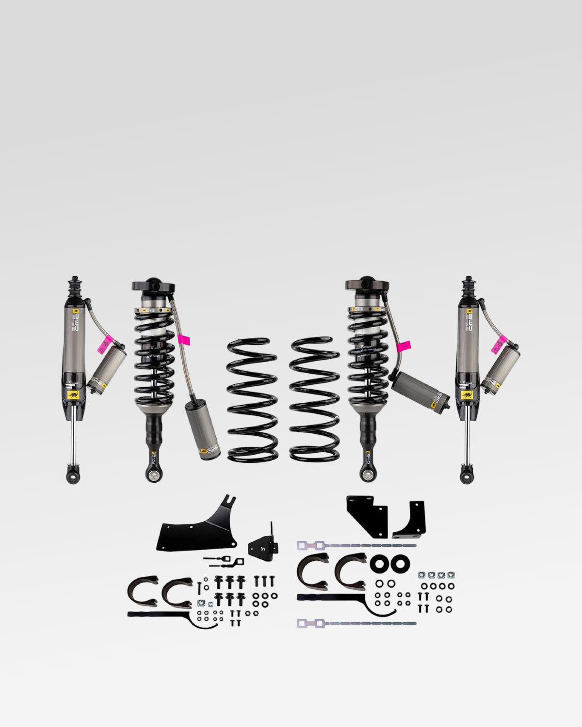 Old Man Emu BP-51 Suspension Kit with 2.5 in Front Lift, 2 in Rear Lift, 0-330 lb Front Load Rating, and 440 lb Rear Load Rating for 5th-Gen 4Runner with Kinetic Dynamic Suspension System (2010–2024)