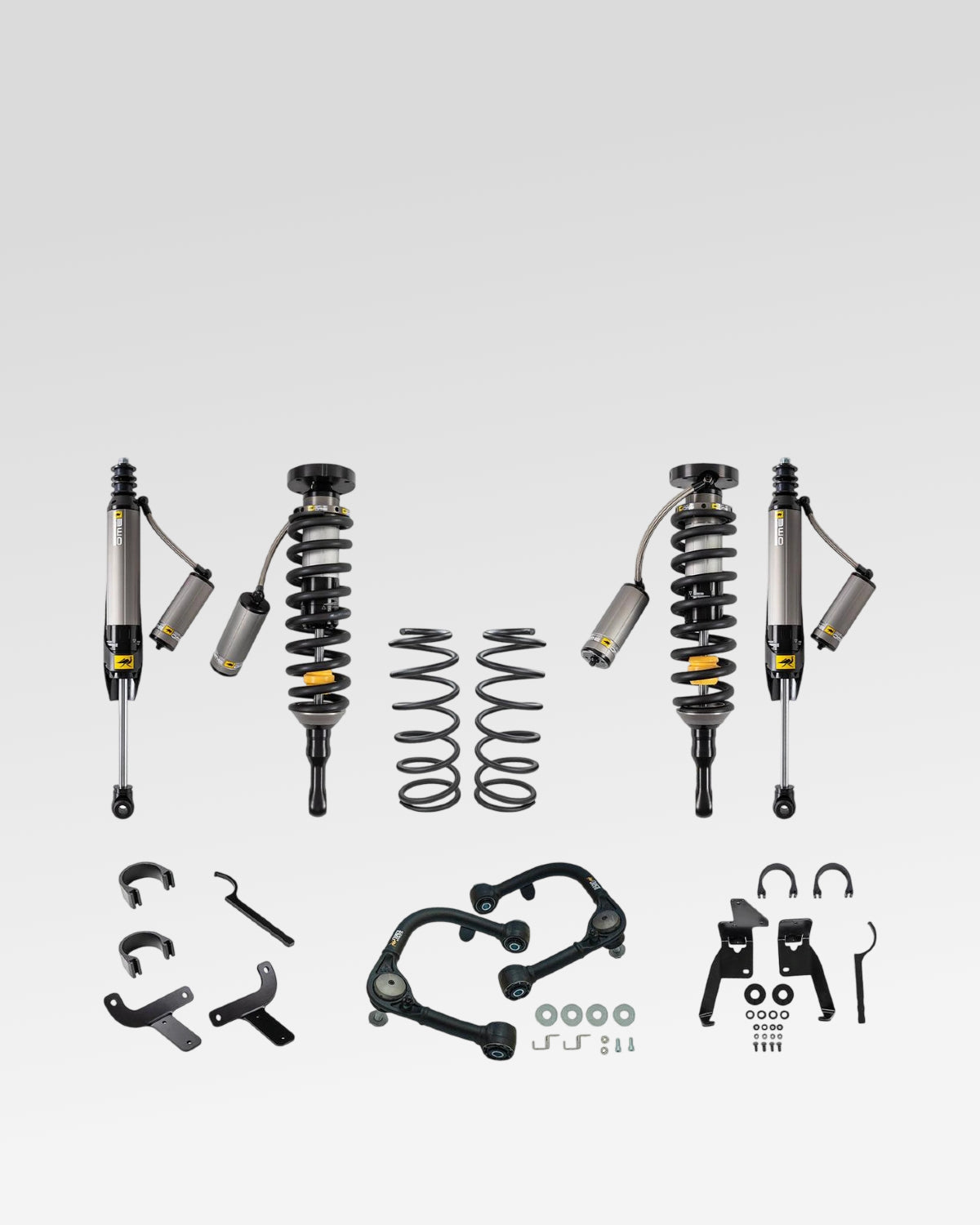 Old Man Emu BP-51 Suspension Kit with 3 in Front Lift, 2 in Rear Lift, 0–330 lb Front Load Rating, 880 lb Rear Load Rating, and Front Upper Control Arms for 4th-Gen Tacoma (2024–Present)