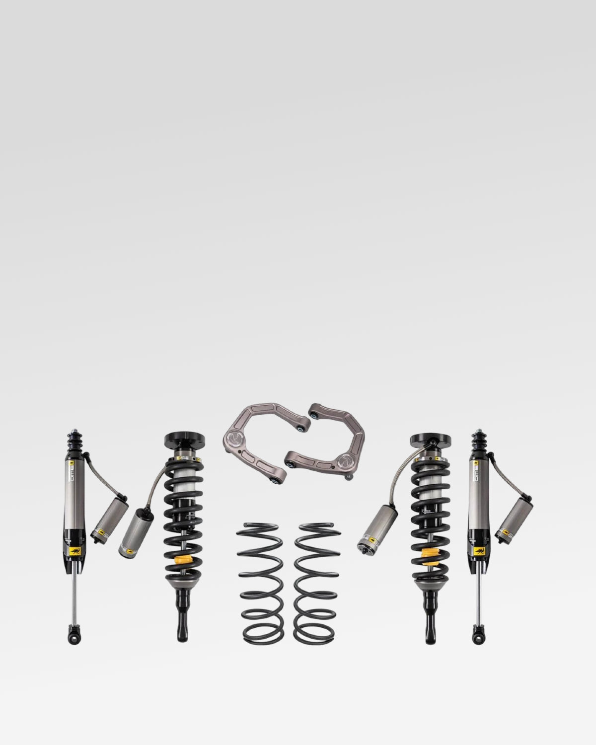 Old Man Emu BP-51 Suspension Kit with 3 in Front Lift, 2 in Rear Lift, 0 lb Front Load Rating, 0 lb Rear Load Rating, and Billet Front Upper Control Arms for 6th-Gen 4Runner (2025–Present)